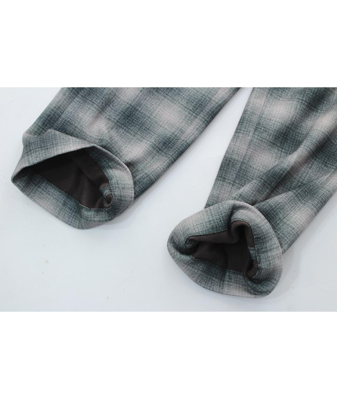 CIRCOLO 1901 Мульти шерстяные прямые брюки, фото 8