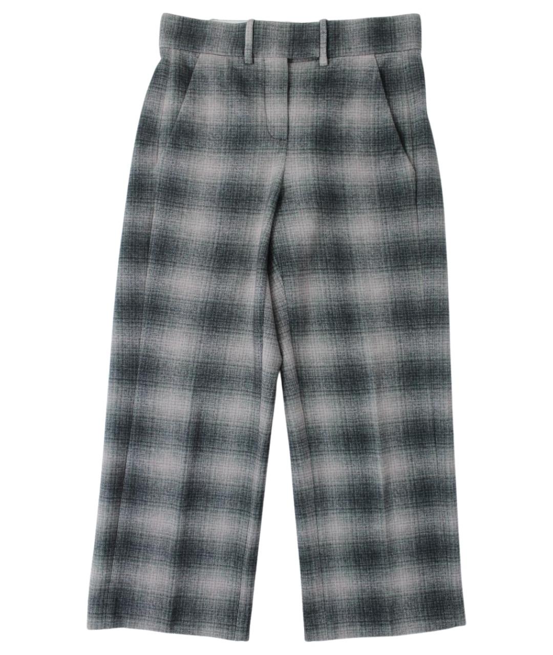 CIRCOLO 1901 Мульти шерстяные прямые брюки, фото 1