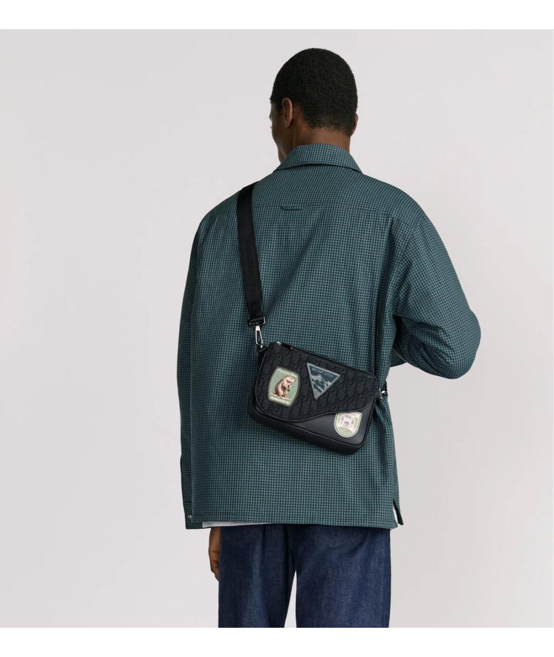 CHRISTIAN DIOR Черная сумка на плечо, фото 2