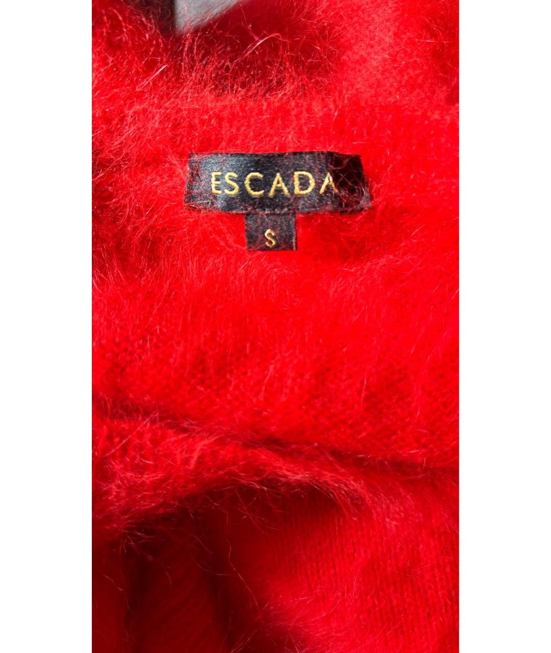 ESCADA Красный шерстяной кардиган, фото 8