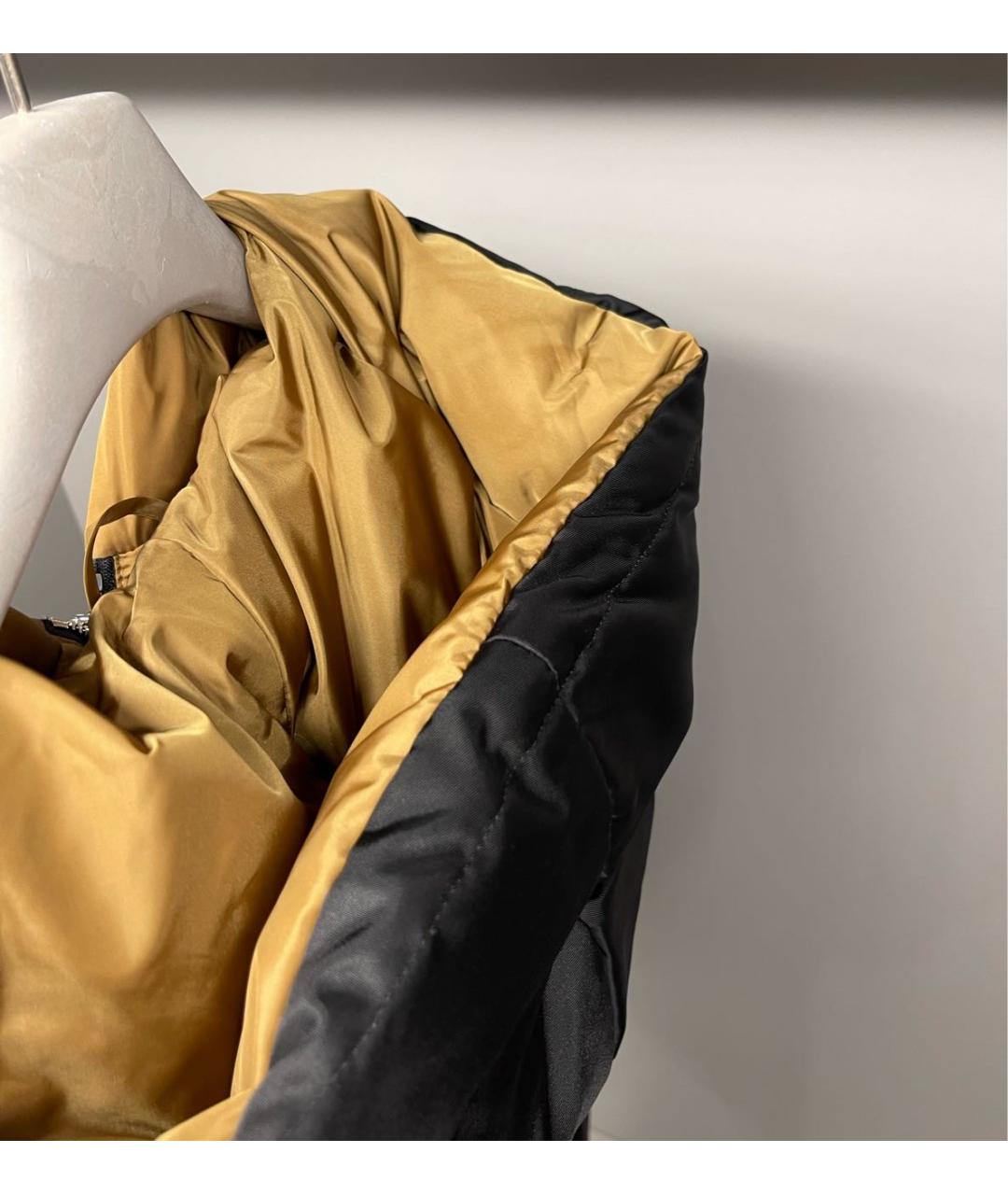 PRADA Черный полиэстеровый пуховик, фото 6