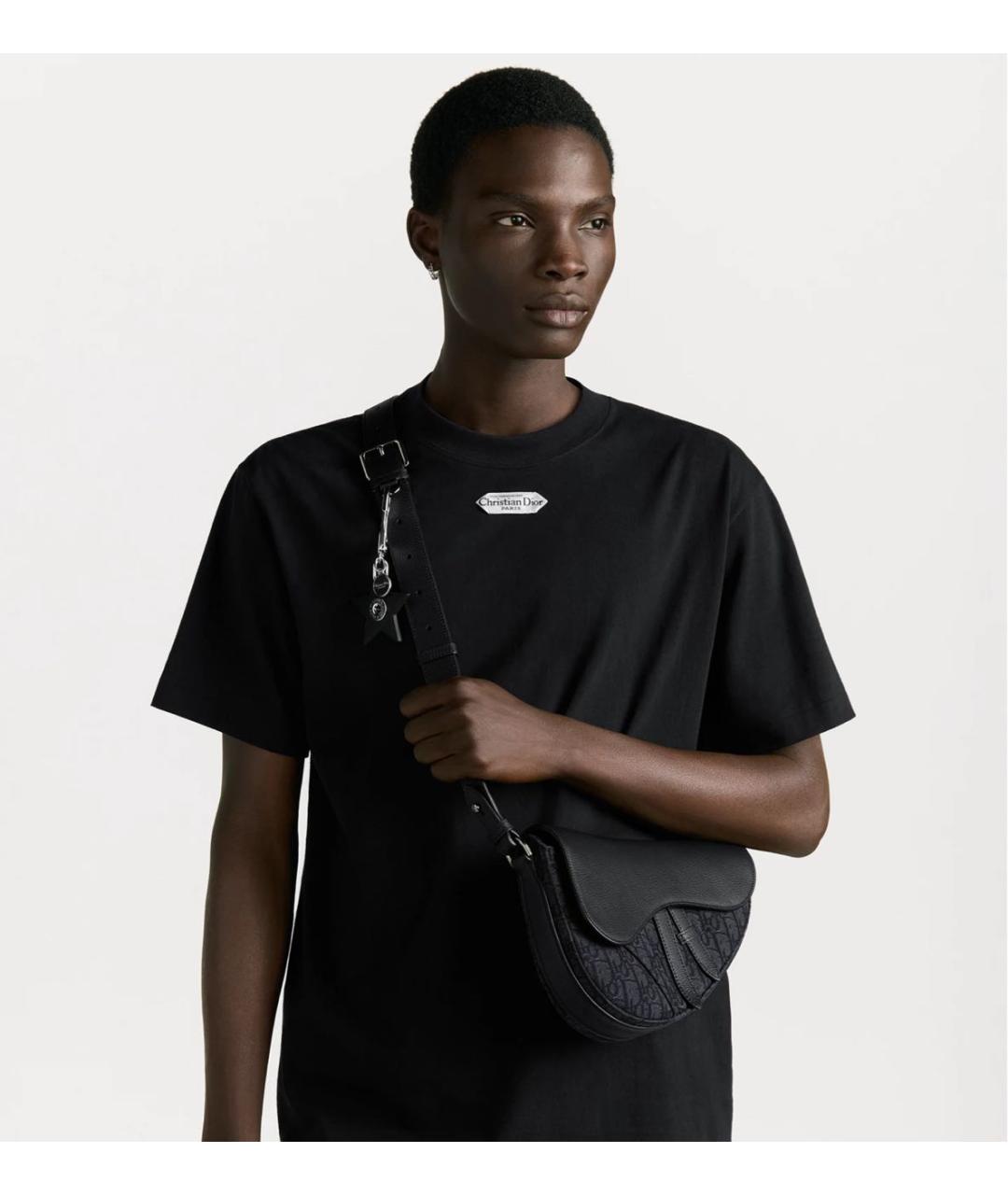 CHRISTIAN DIOR Черная сумка на плечо, фото 2