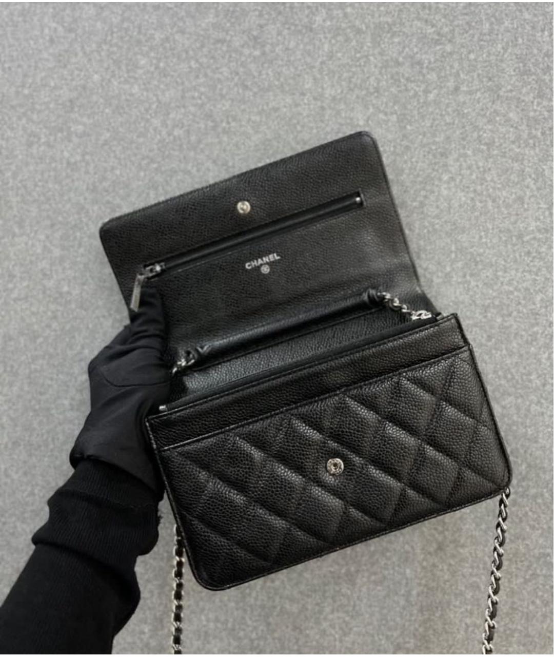 CHANEL Черная сумка через плечо, фото 4