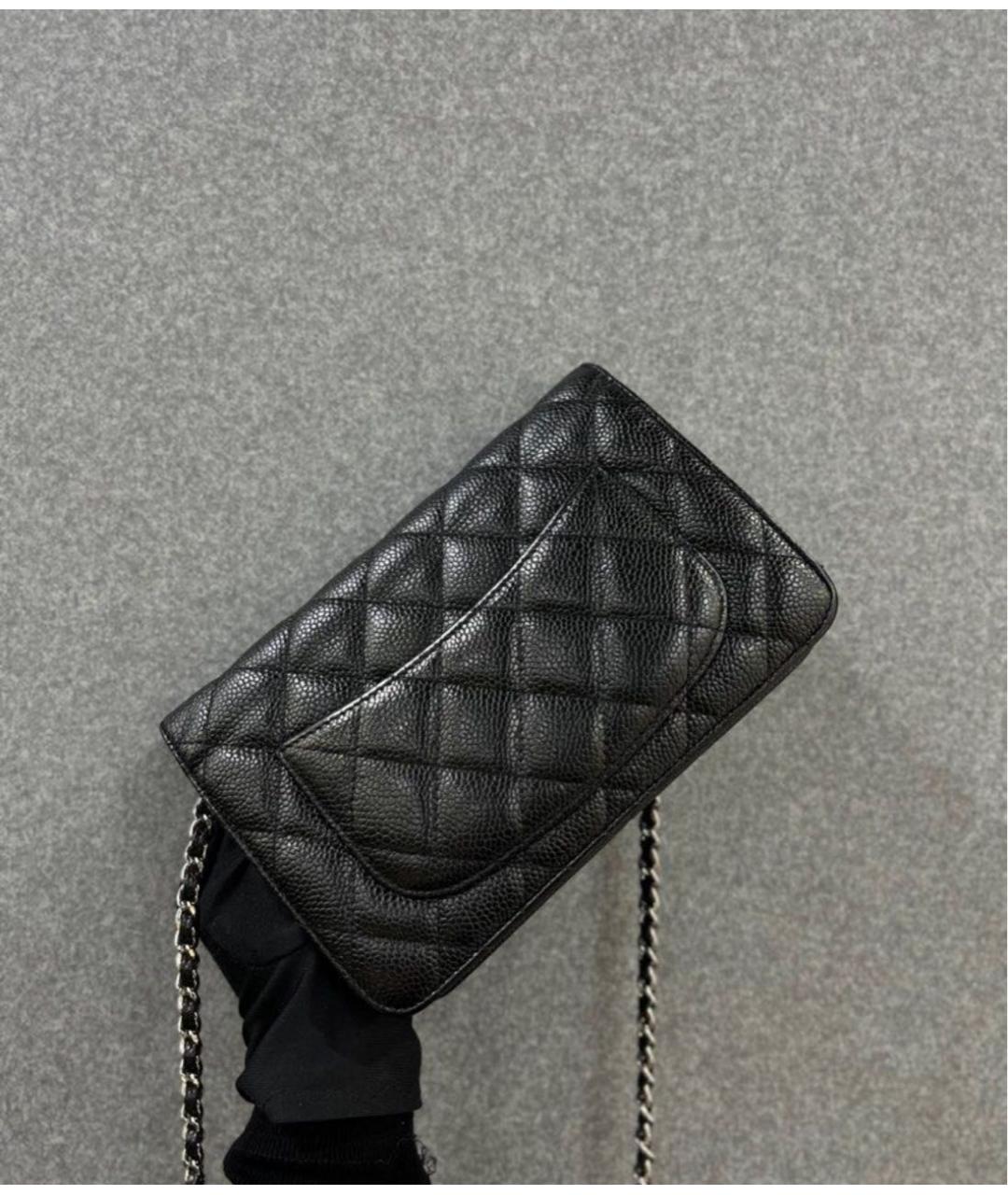 CHANEL Черная сумка через плечо, фото 3