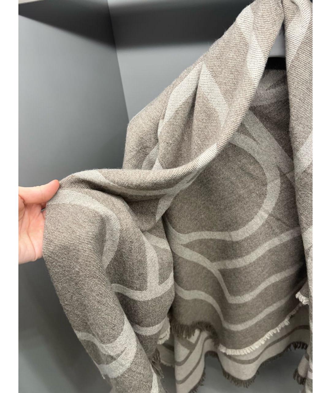 TOTEME Бежевый кашемировый шарф, фото 2