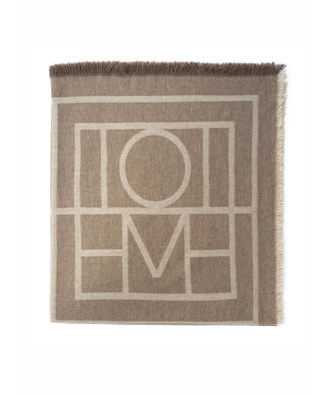 TOTEME Бежевый кашемировый шарф, фото 1