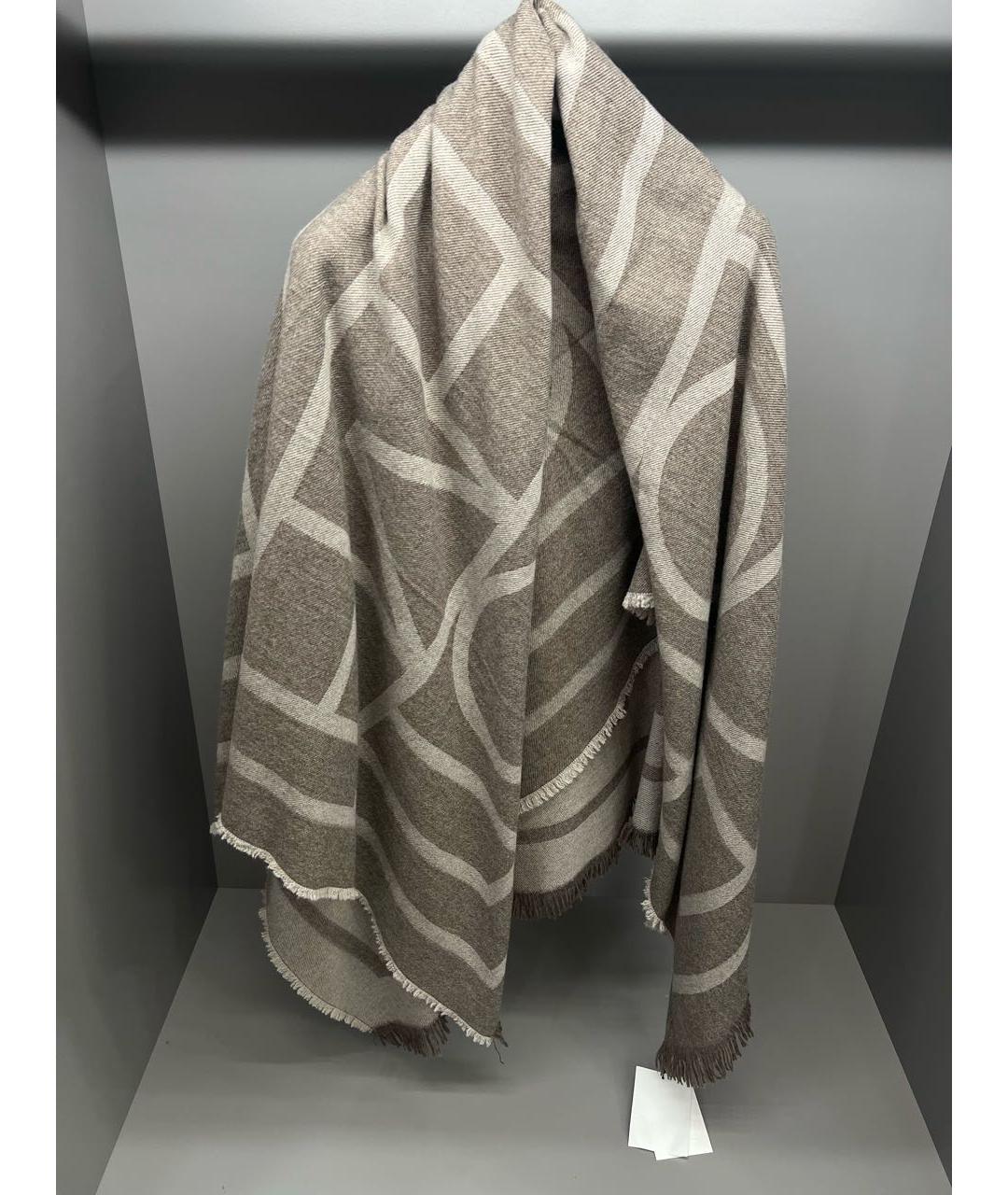 TOTEME Бежевый кашемировый шарф, фото 6