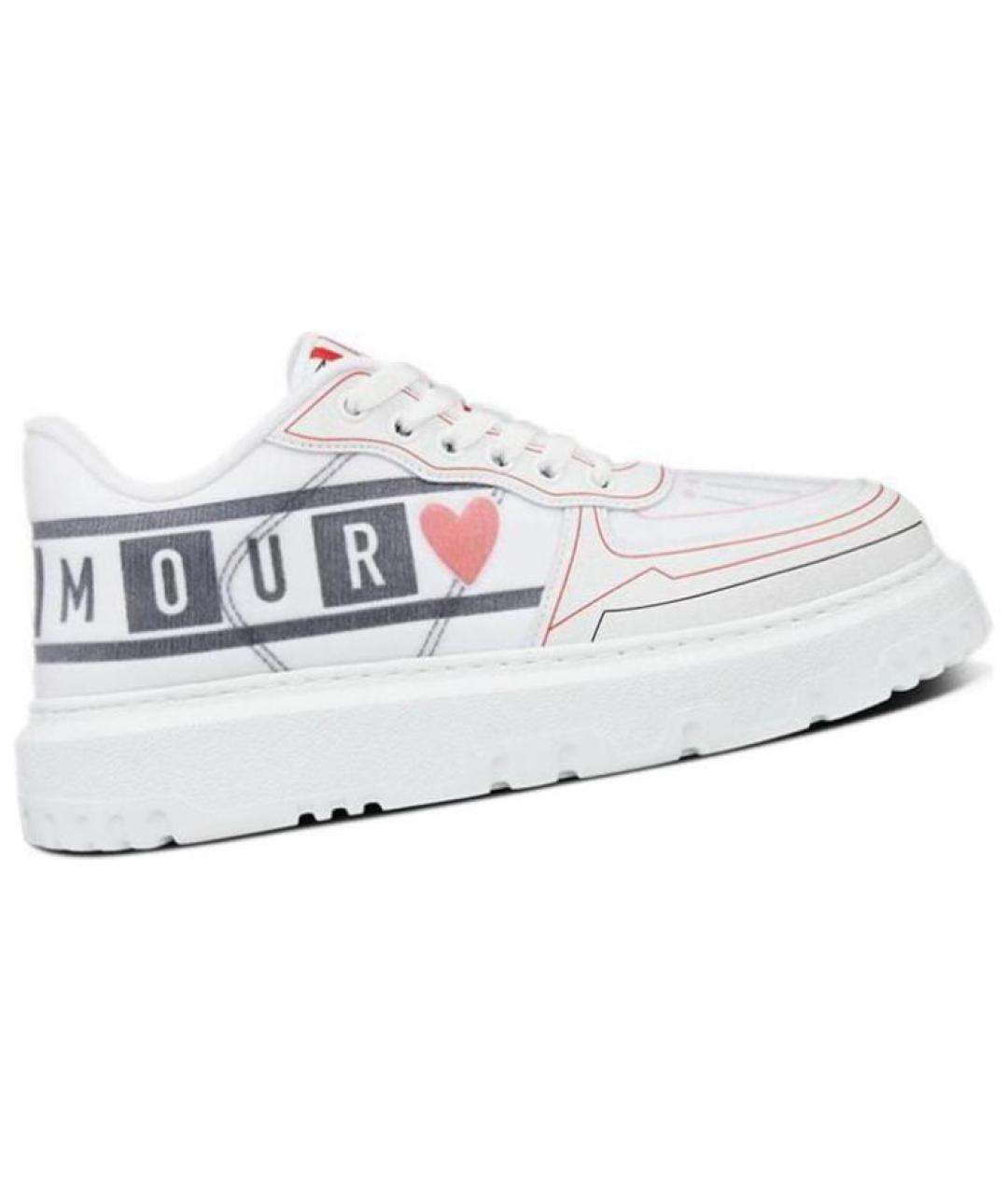 CHRISTIAN DIOR Белые кожаные кроссовки, фото 3