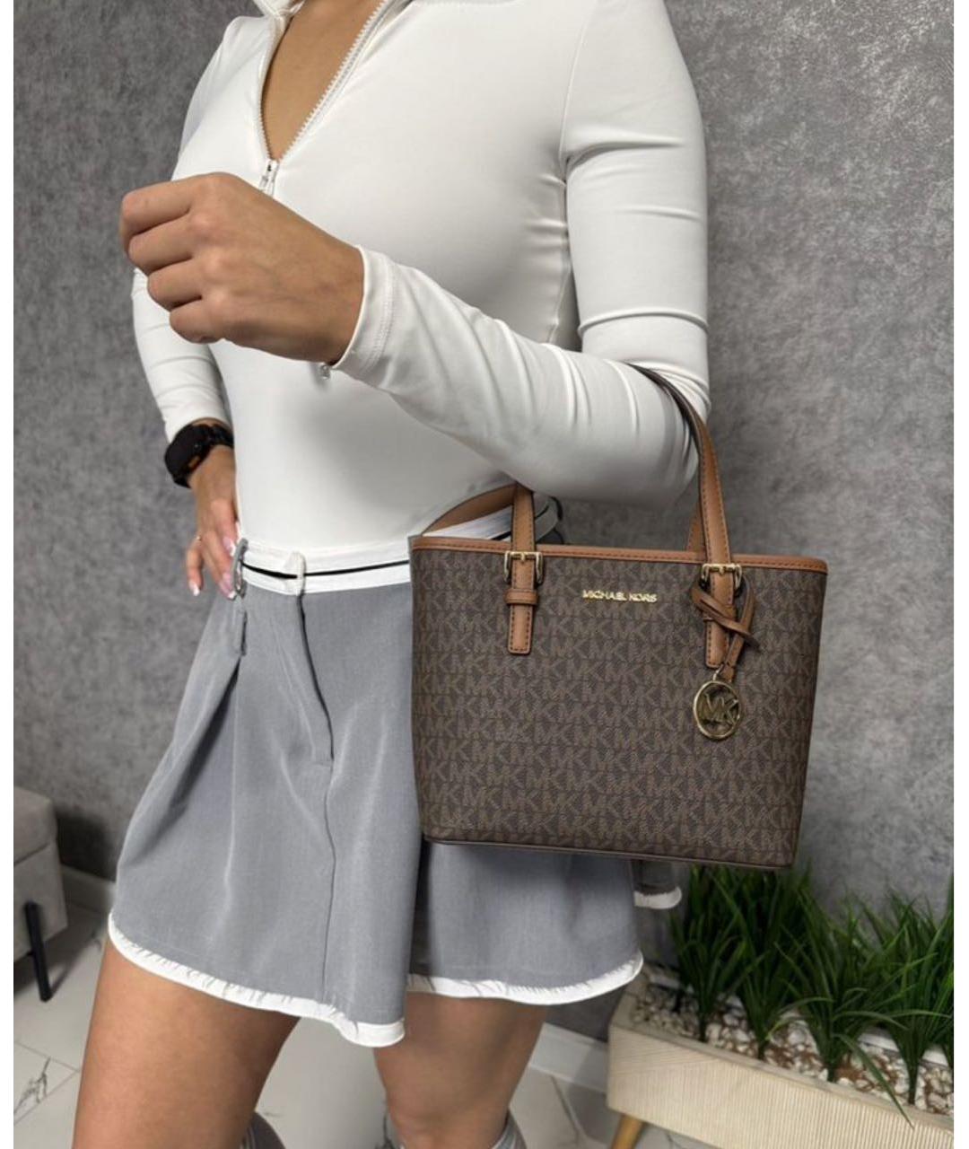 MICHAEL KORS Коричневая сумка тоут, фото 6