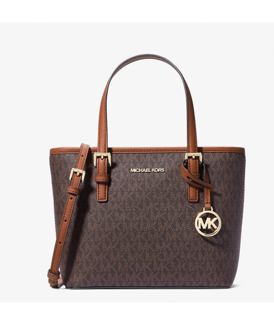 MICHAEL KORS Коричневая сумка тоут, фото 7