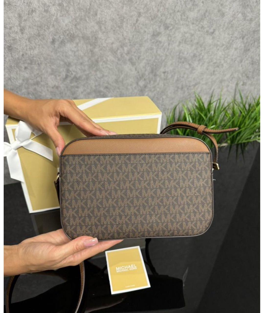 MICHAEL KORS Коричневая сумка через плечо, фото 3