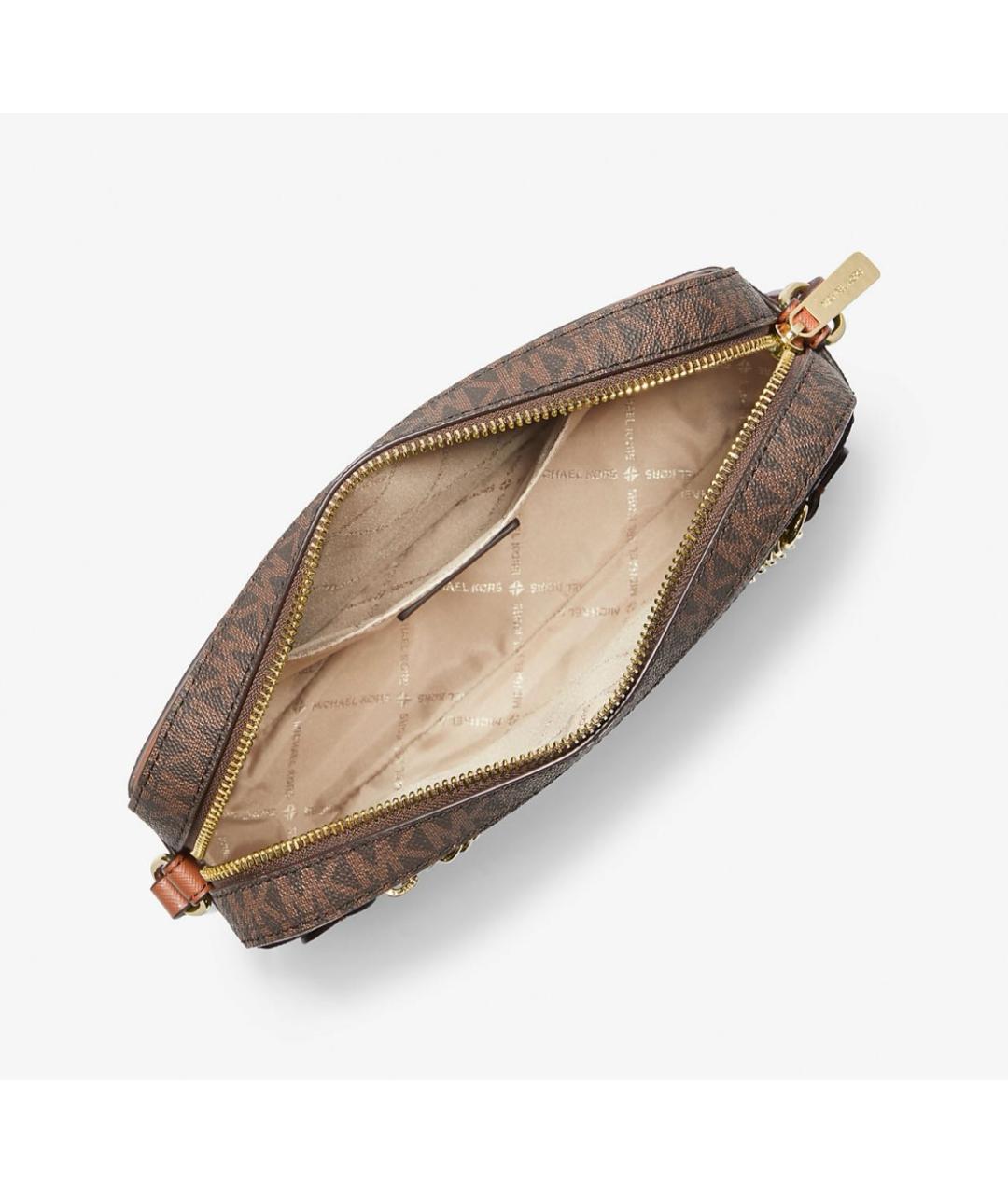 MICHAEL KORS Коричневая сумка через плечо, фото 4