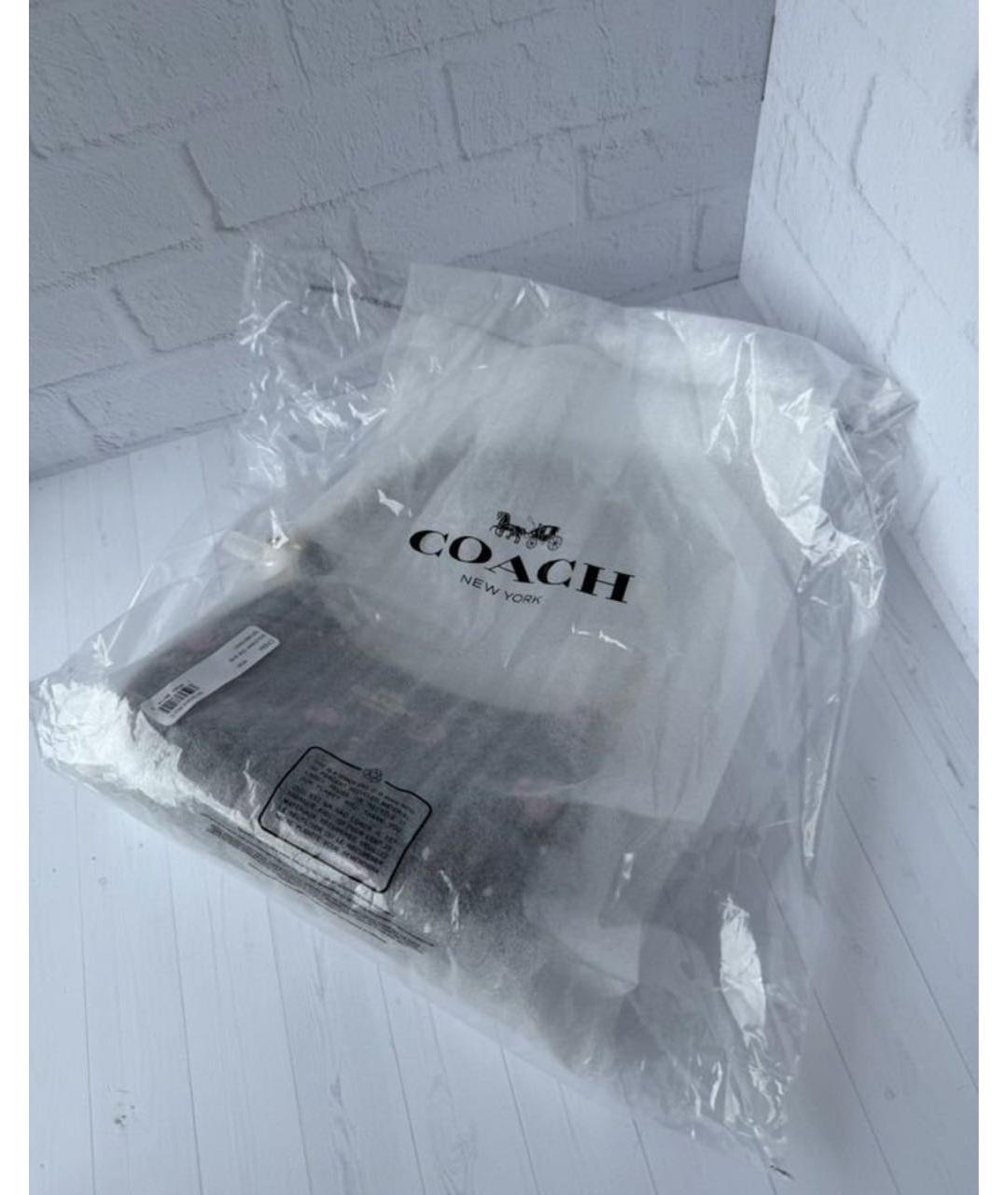 COACH Темно-синяя сумка через плечо, фото 6