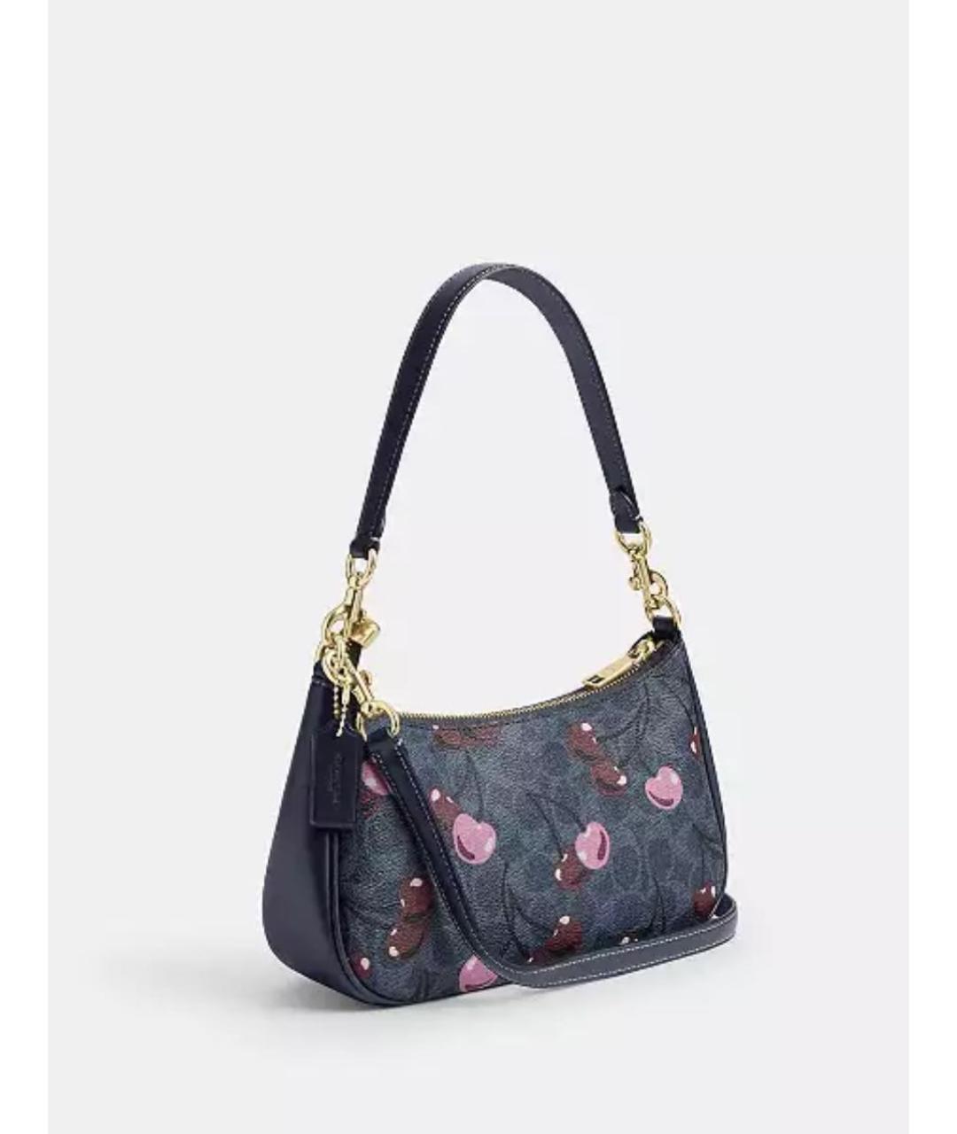 COACH Темно-синяя сумка через плечо, фото 2