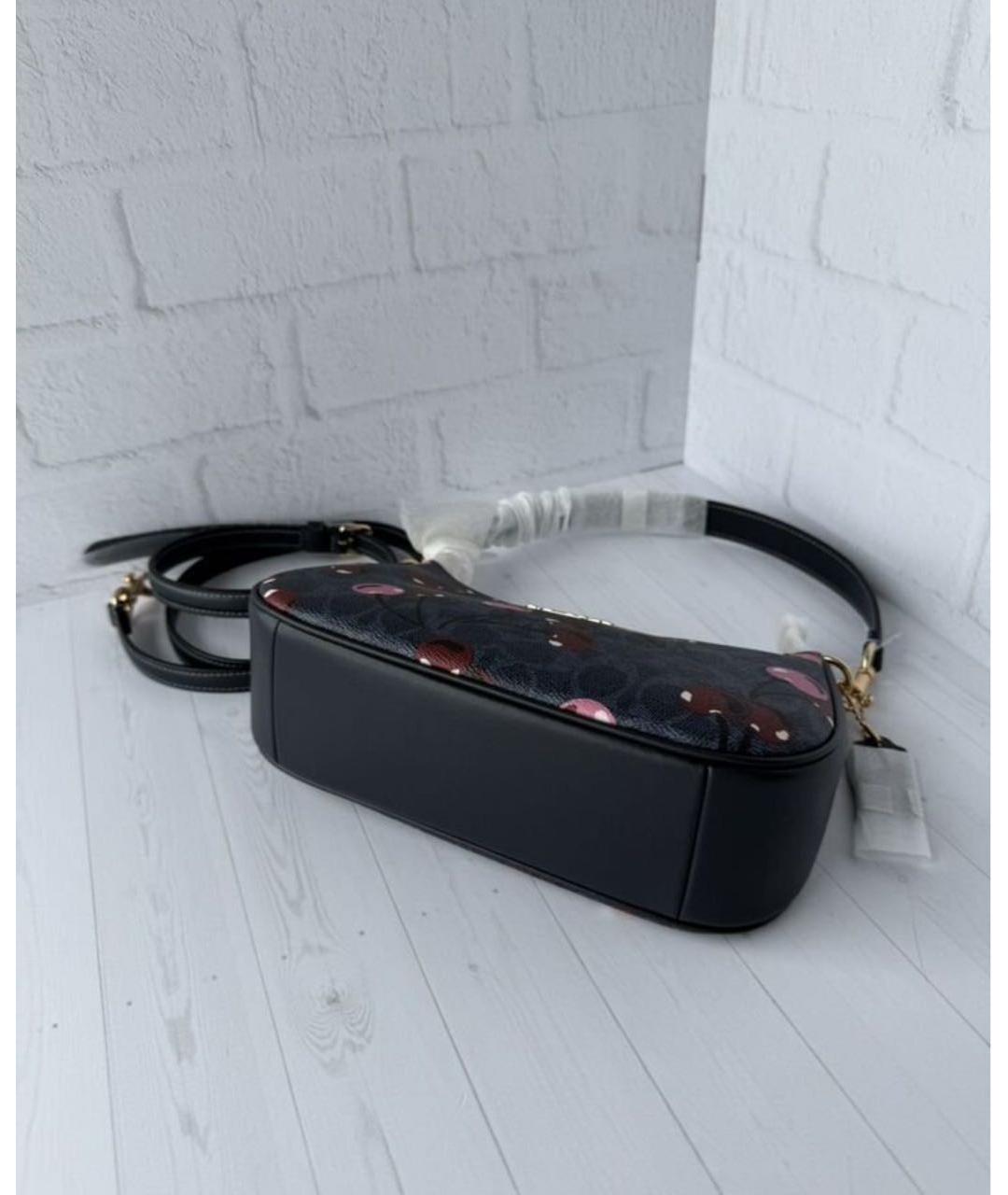 COACH Темно-синяя сумка через плечо, фото 7