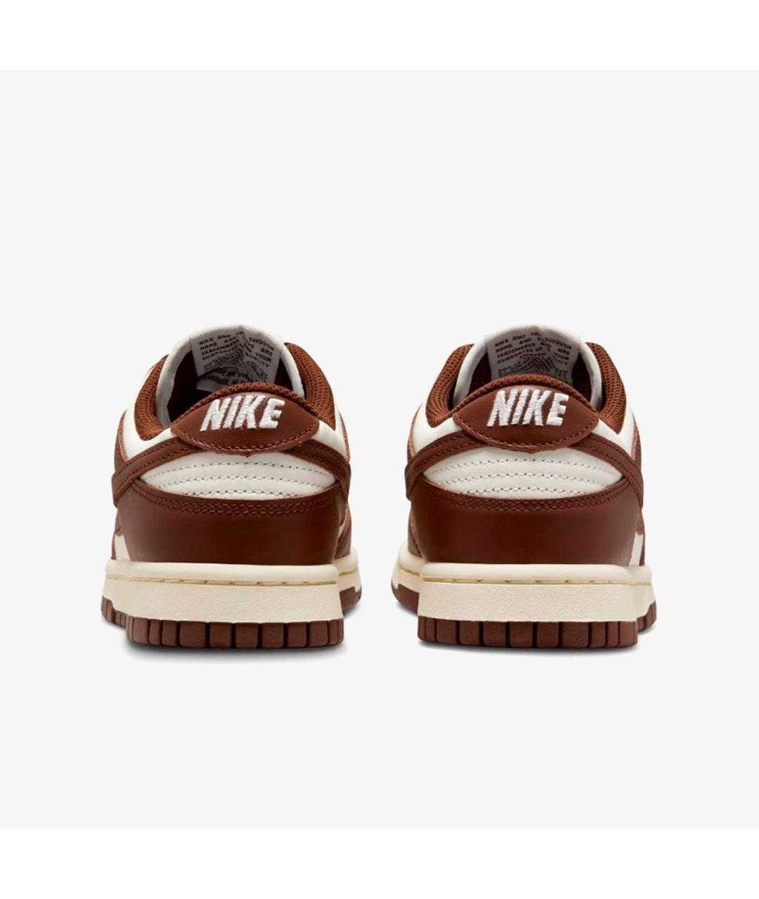 NIKE Коричневые кожаные кроссовки, фото 4