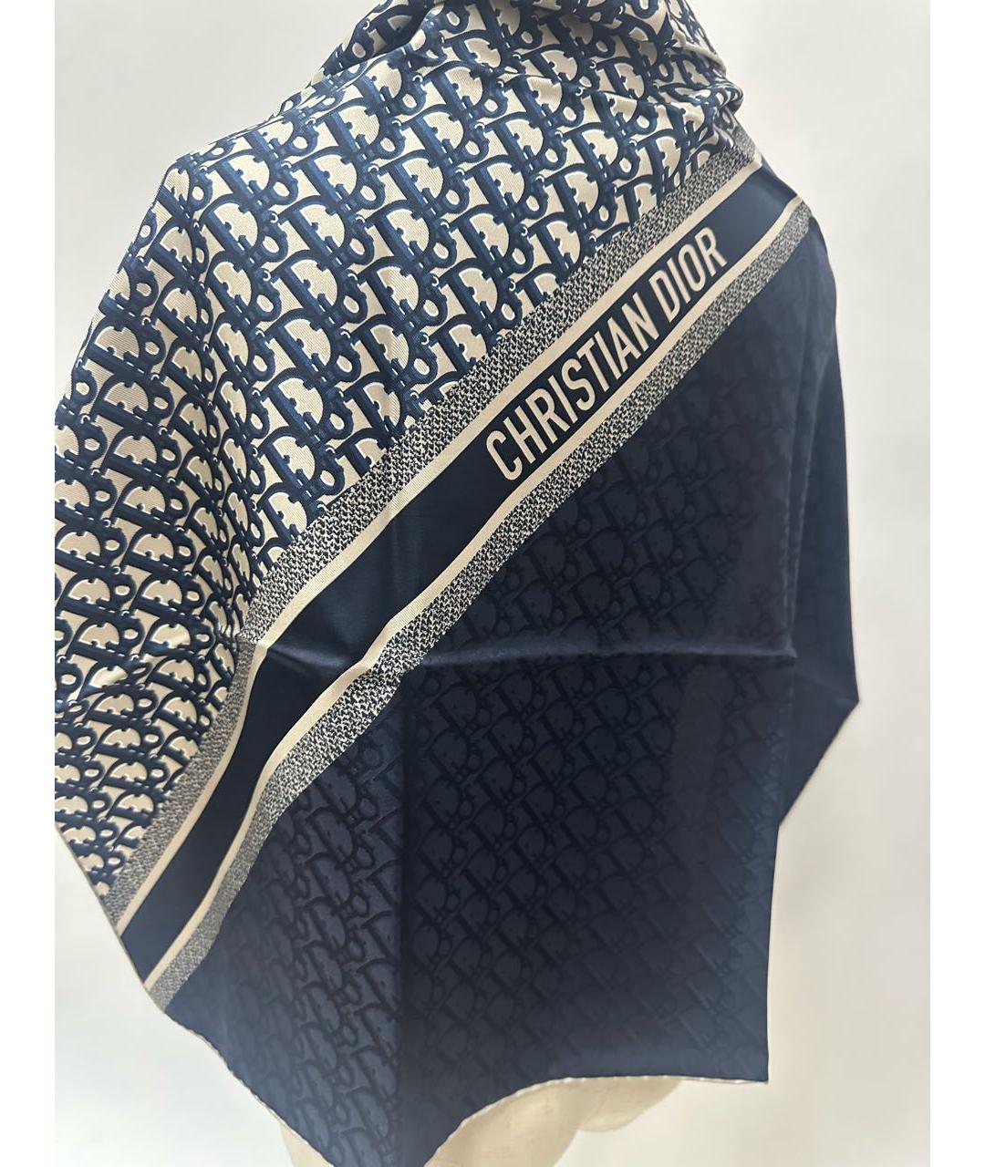 CHRISTIAN DIOR Мульти шелковый платок, фото 6