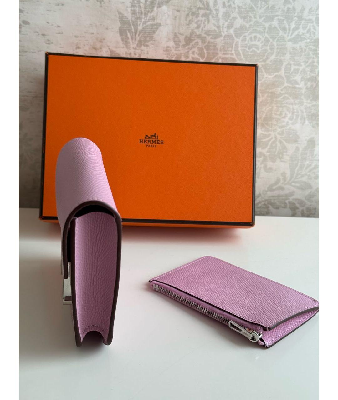 HERMES Розовая кожаная поясная сумка, фото 8