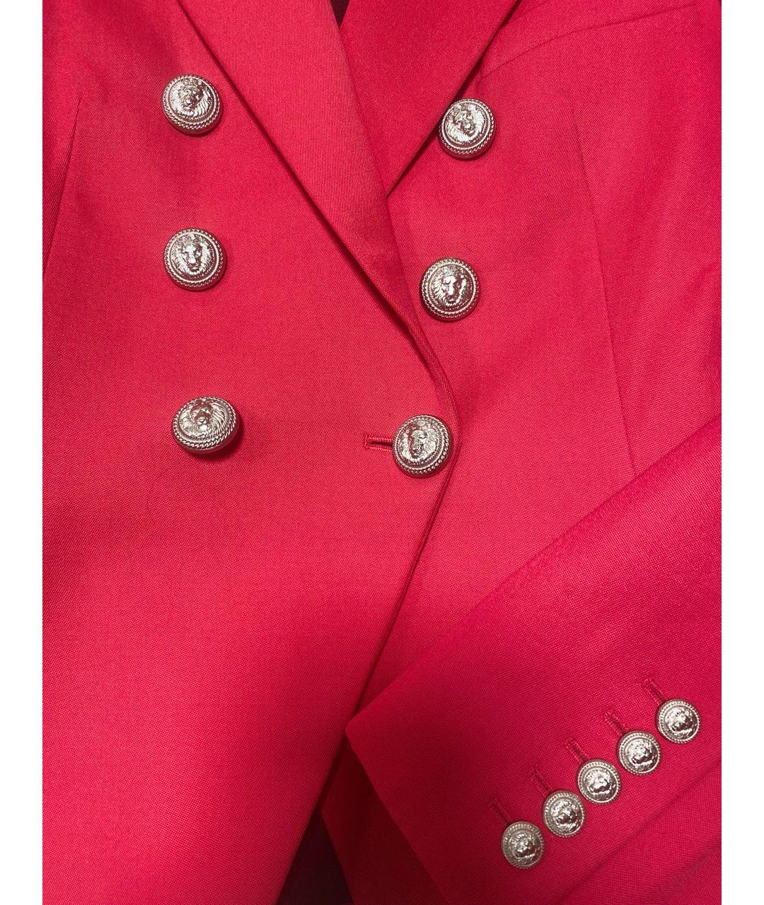 BALMAIN Фуксия шерстяной жакет/пиджак, фото 6