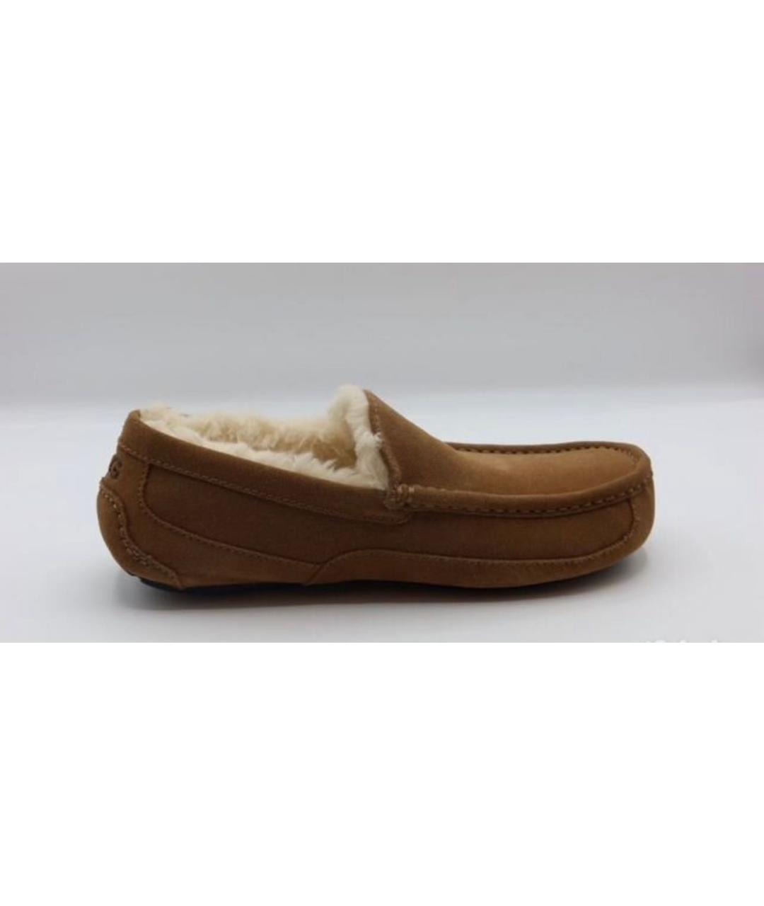 UGG AUSTRALIA Коричневые замшевые мокасины, фото 3