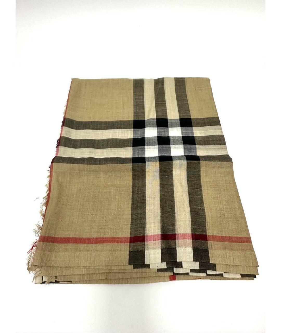 BURBERRY Мульти шерстяной платок, фото 8