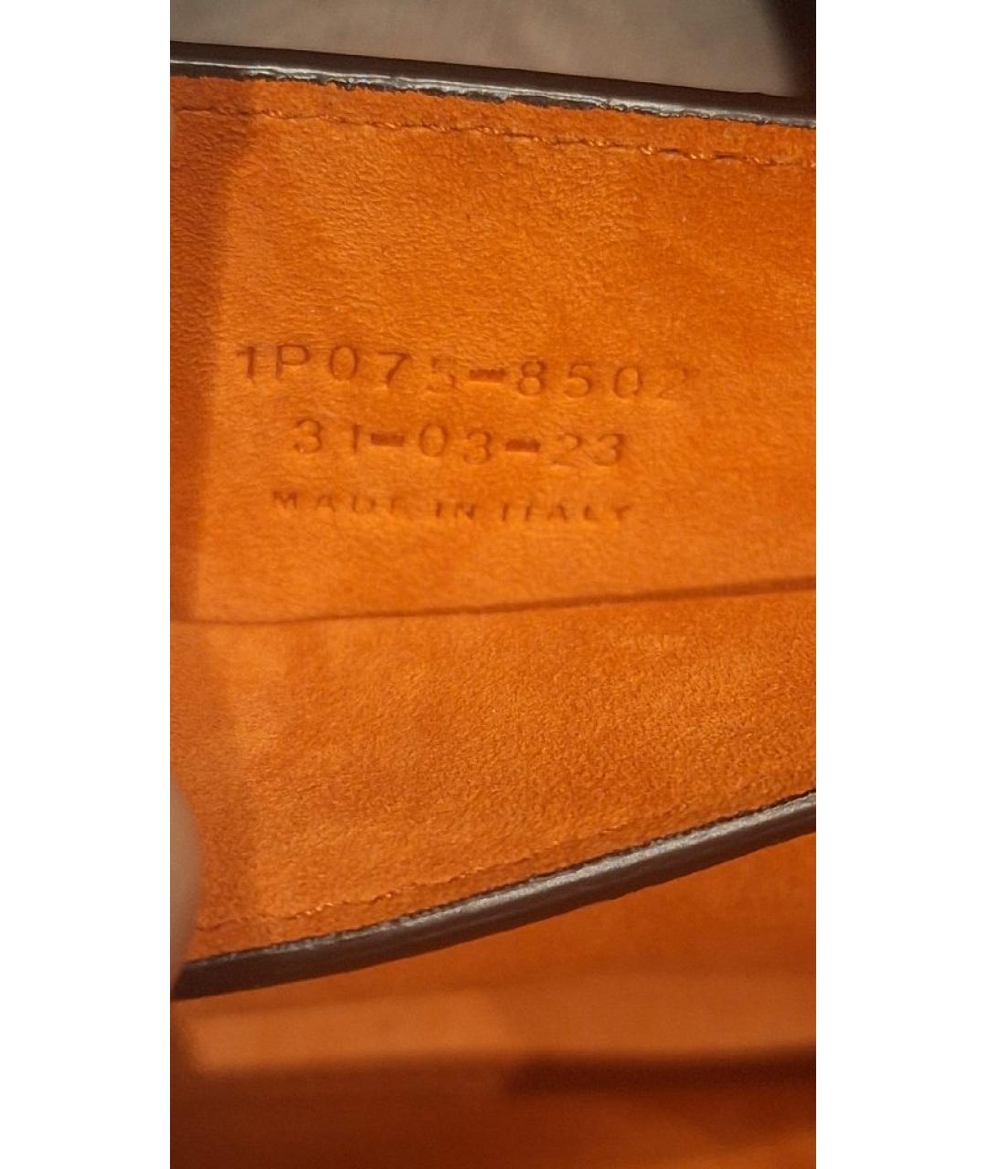 ETRO Коричневая кожаная сумка через плечо, фото 8