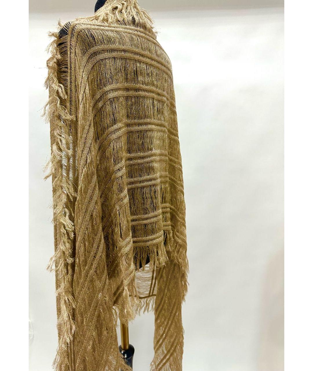 MISSONI Золотой платок, фото 4