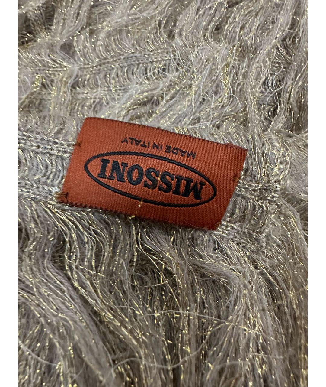 MISSONI Золотой платок, фото 3
