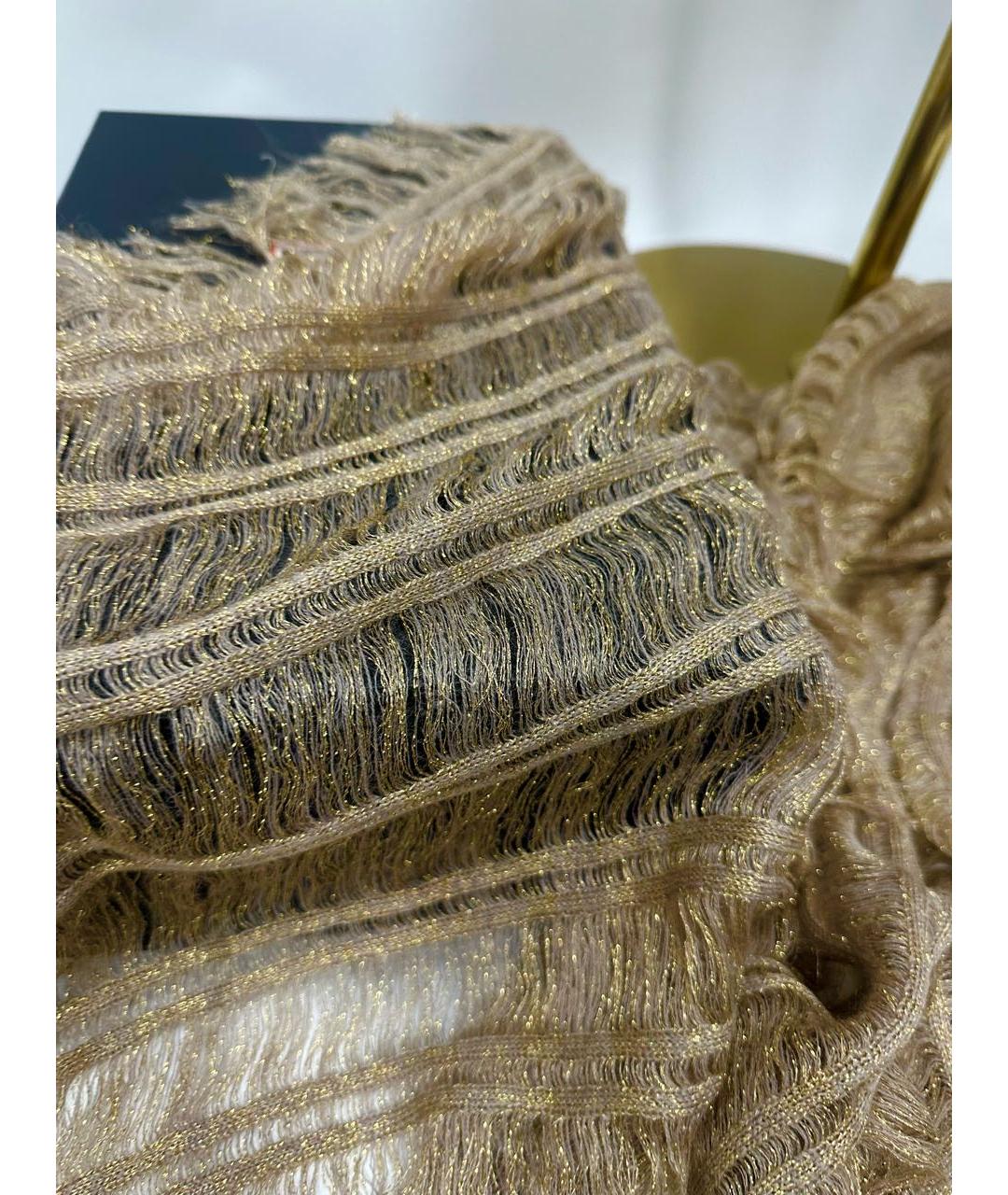 MISSONI Золотой платок, фото 7