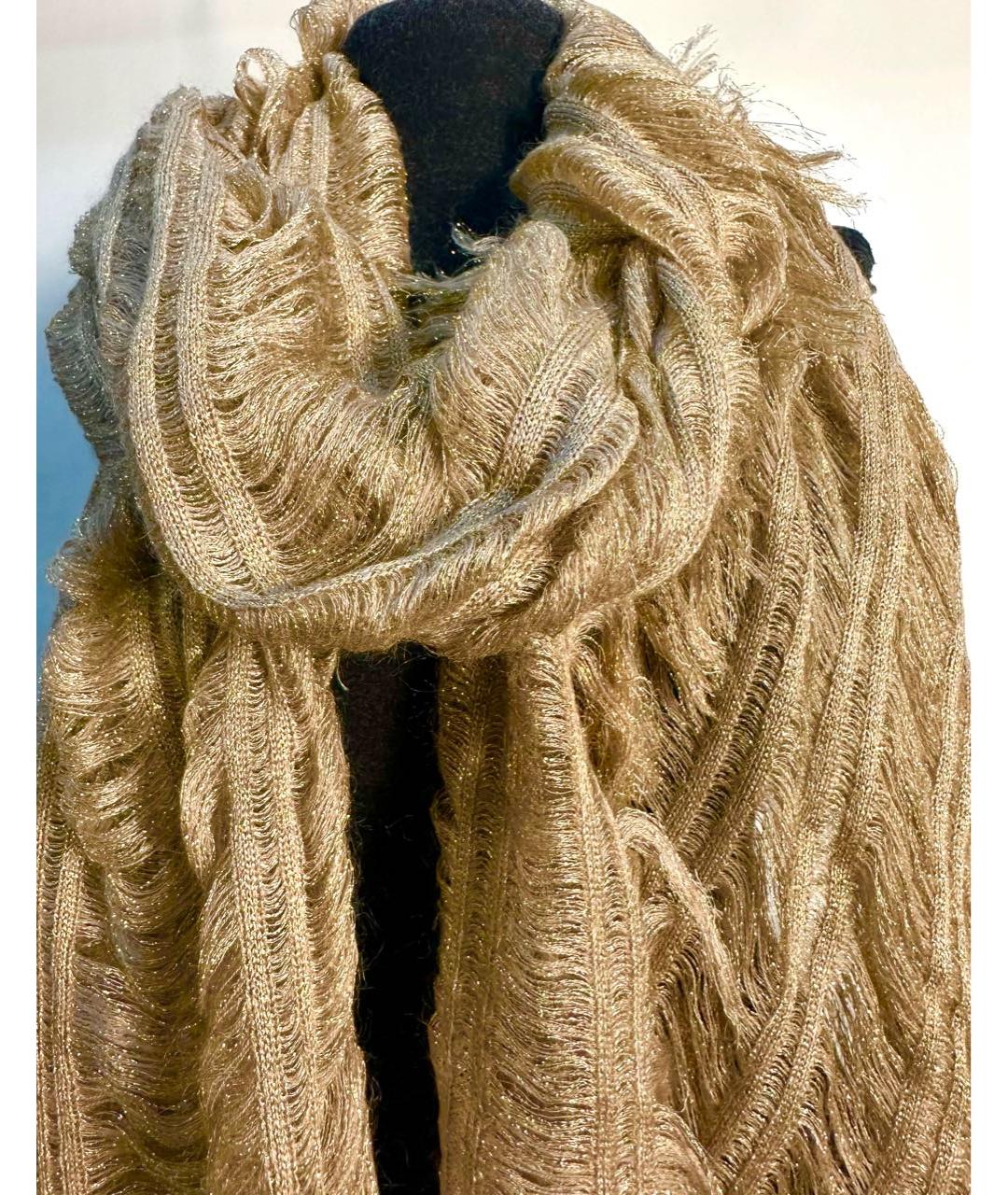 MISSONI Золотой платок, фото 6