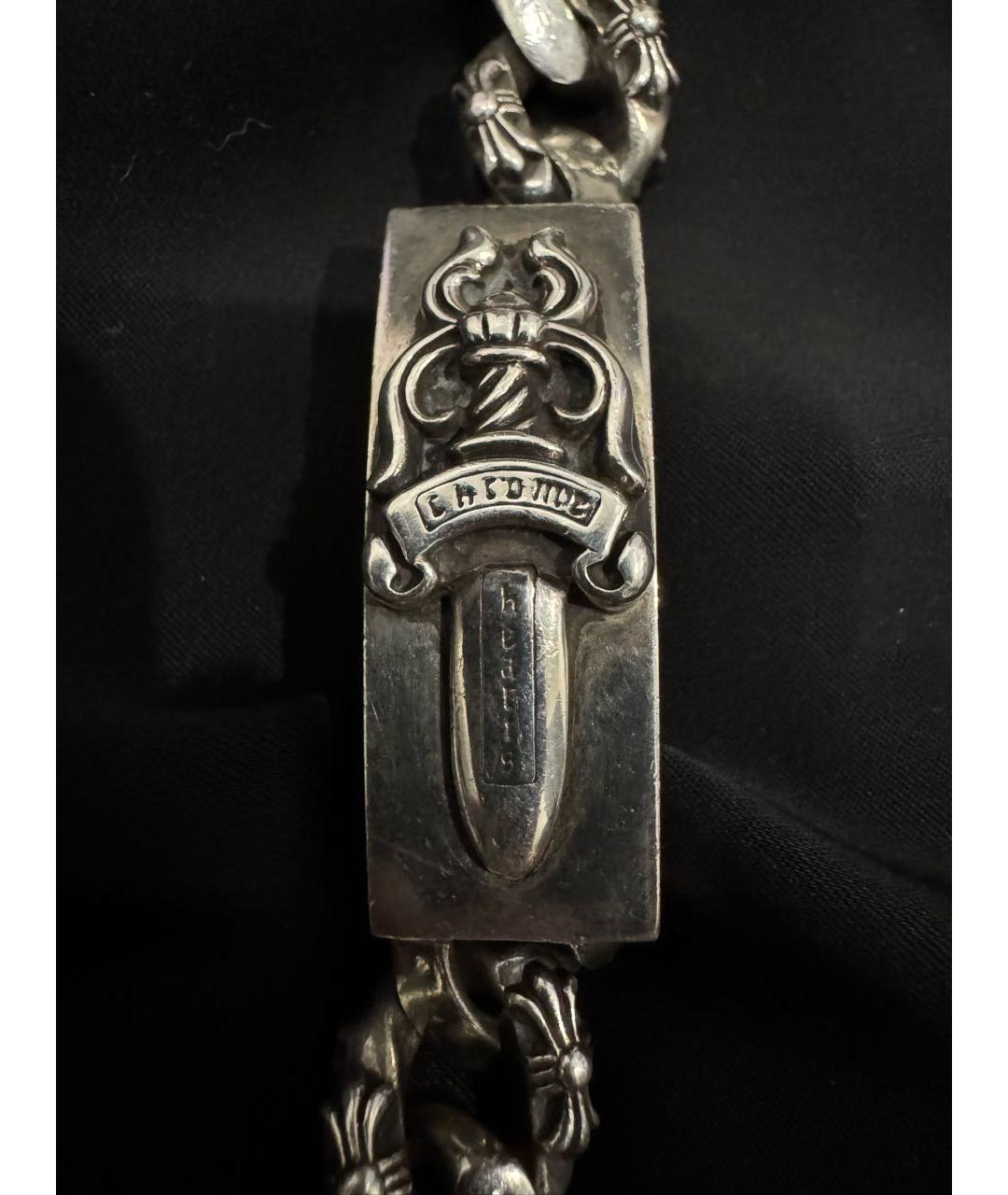 CHROME HEARTS Серебрянный серебряный браслет, фото 8