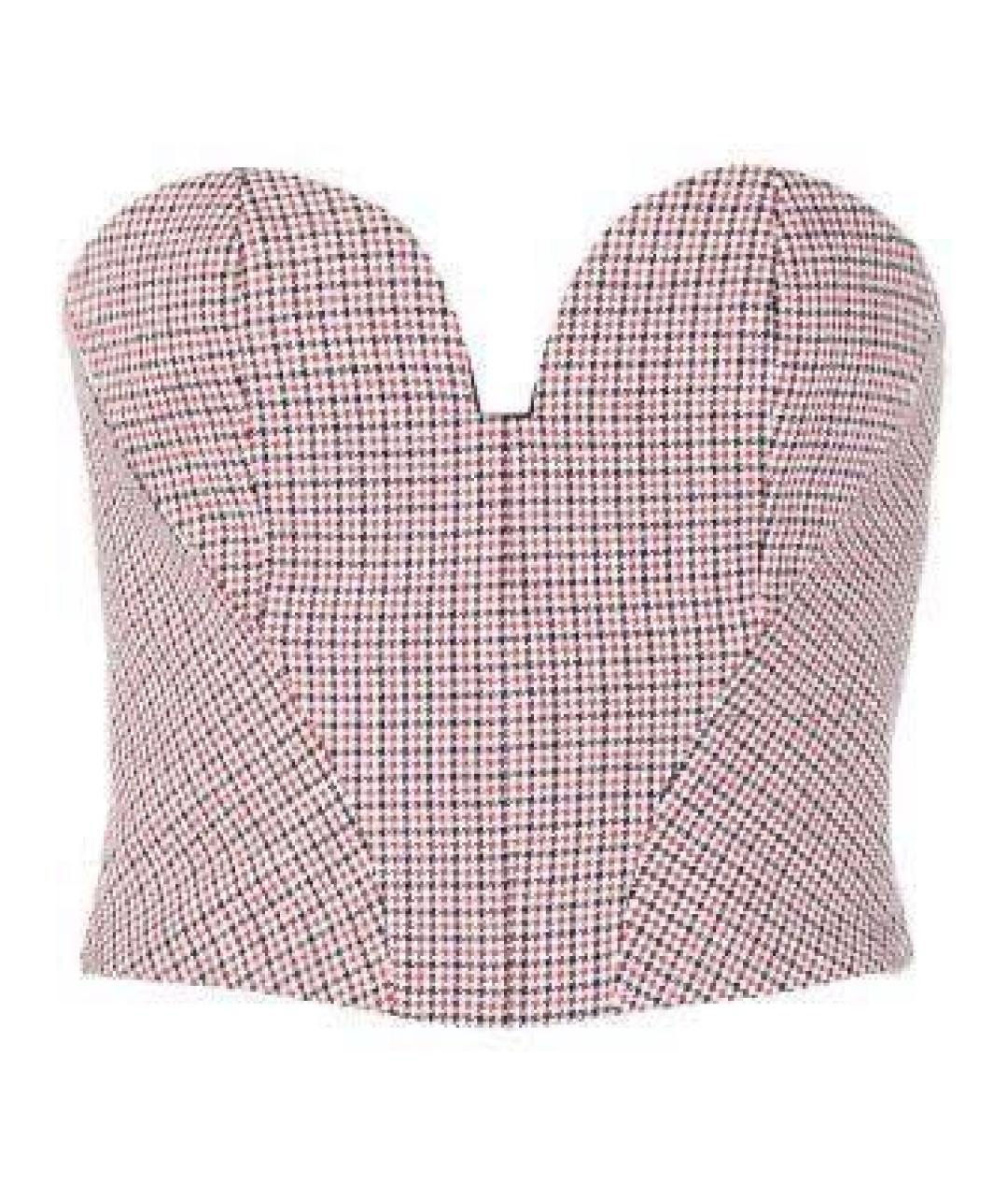 PHILOSOPHY DI LORENZO SERAFINI Розовый хлопковый корсет, фото 1