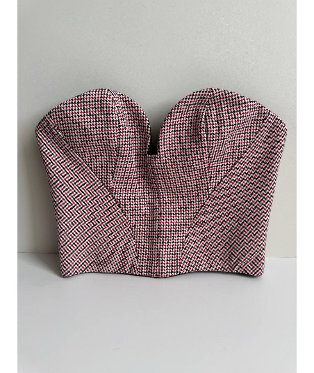 PHILOSOPHY DI LORENZO SERAFINI Розовый хлопковый корсет, фото 2