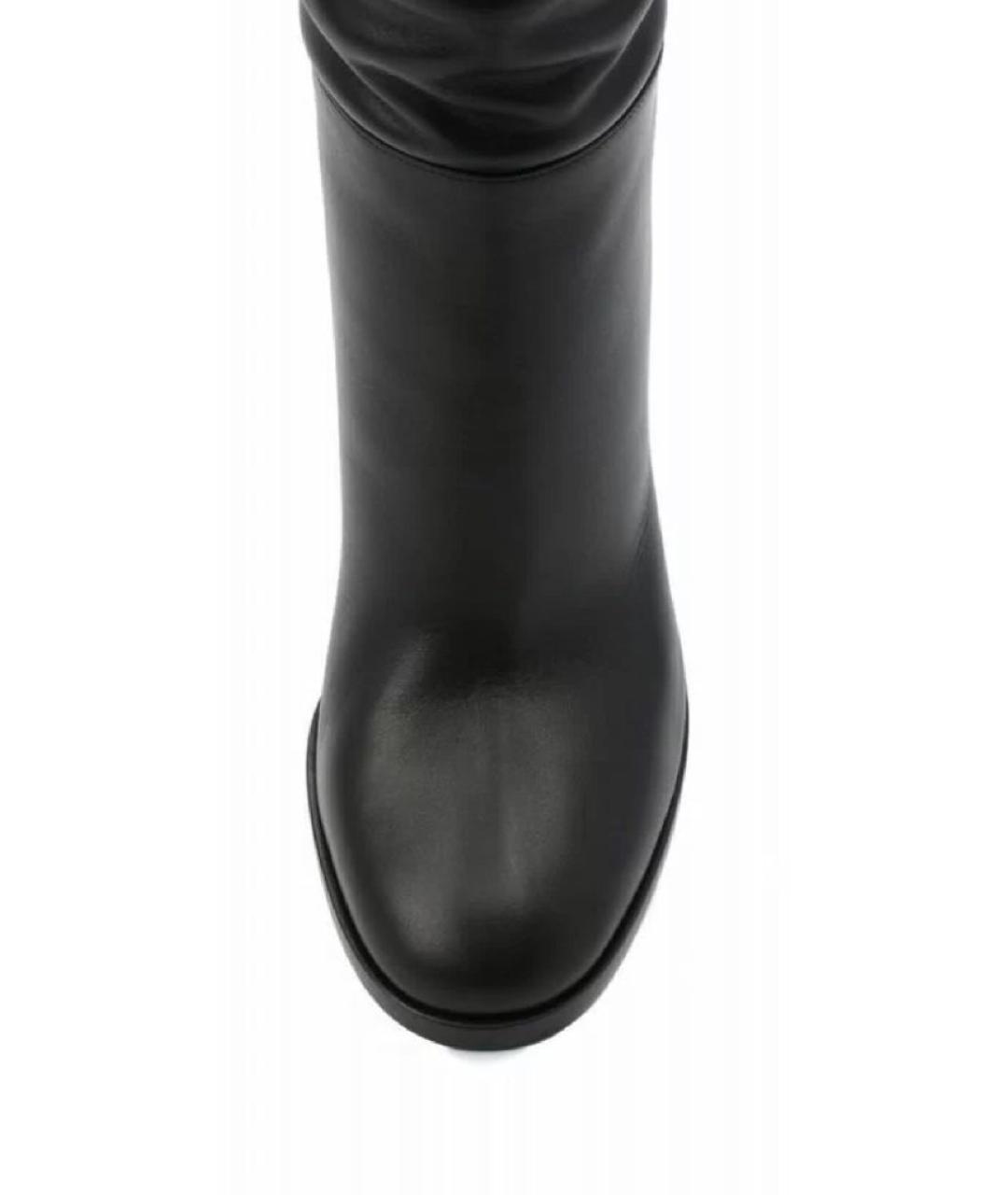 GIANVITO ROSSI Черные кожаные сапоги, фото 3