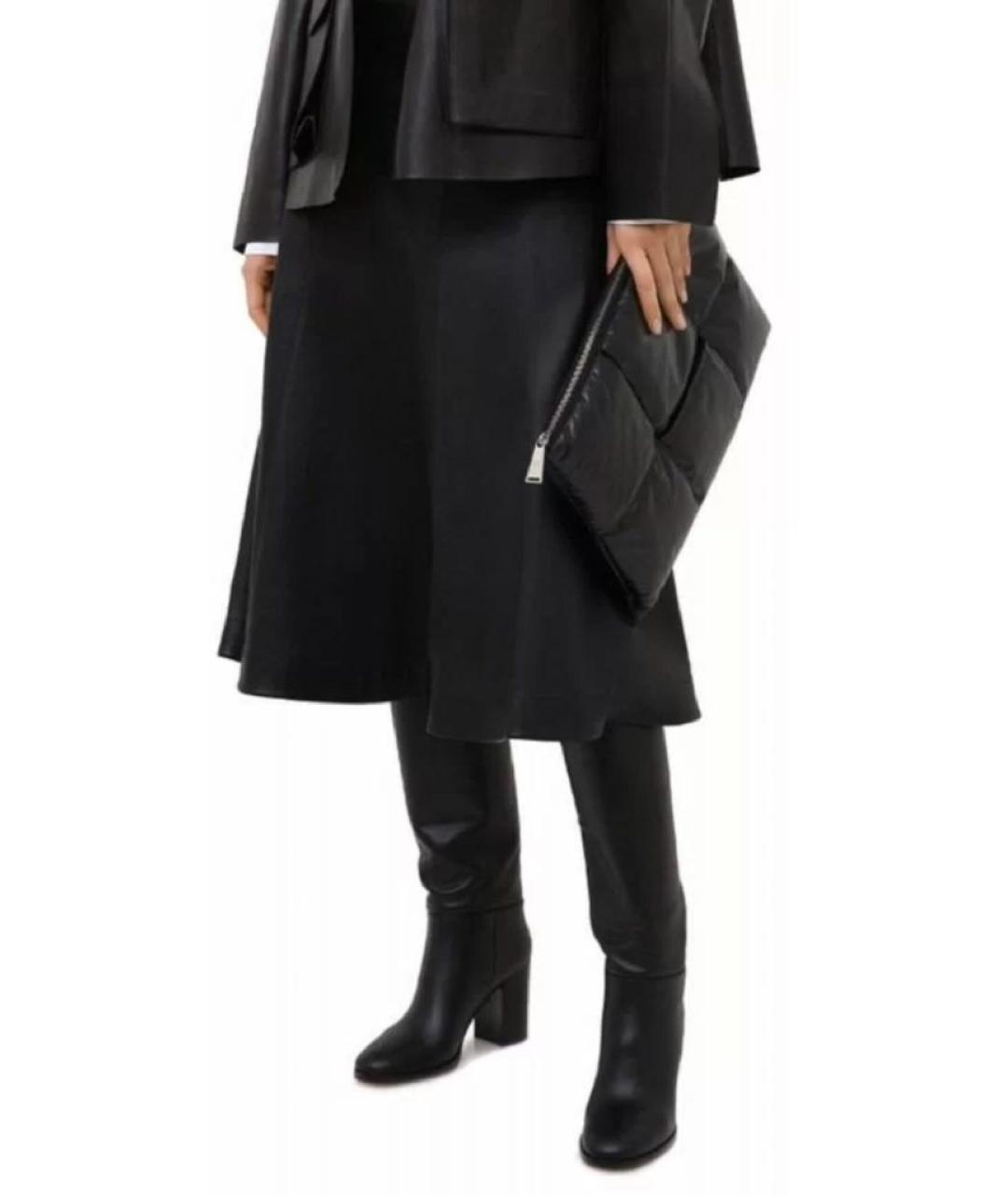 GIANVITO ROSSI Черные кожаные сапоги, фото 6