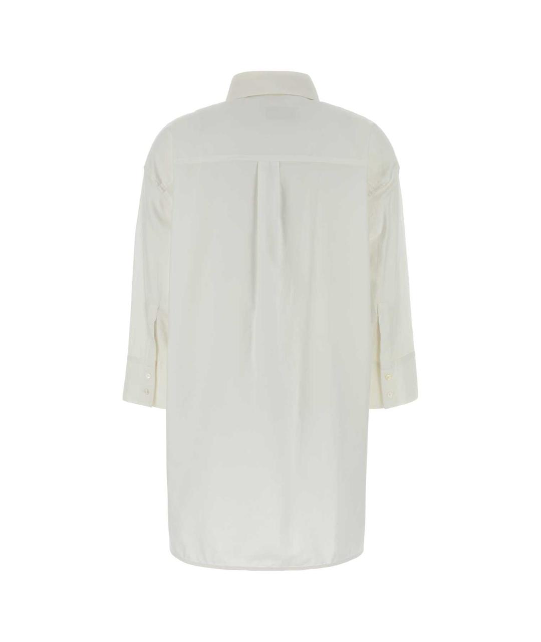 WEEKEND MAX MARA Белая хлопковая рубашка, фото 2