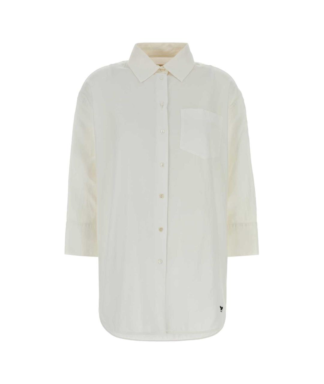 WEEKEND MAX MARA Белая хлопковая рубашка, фото 1
