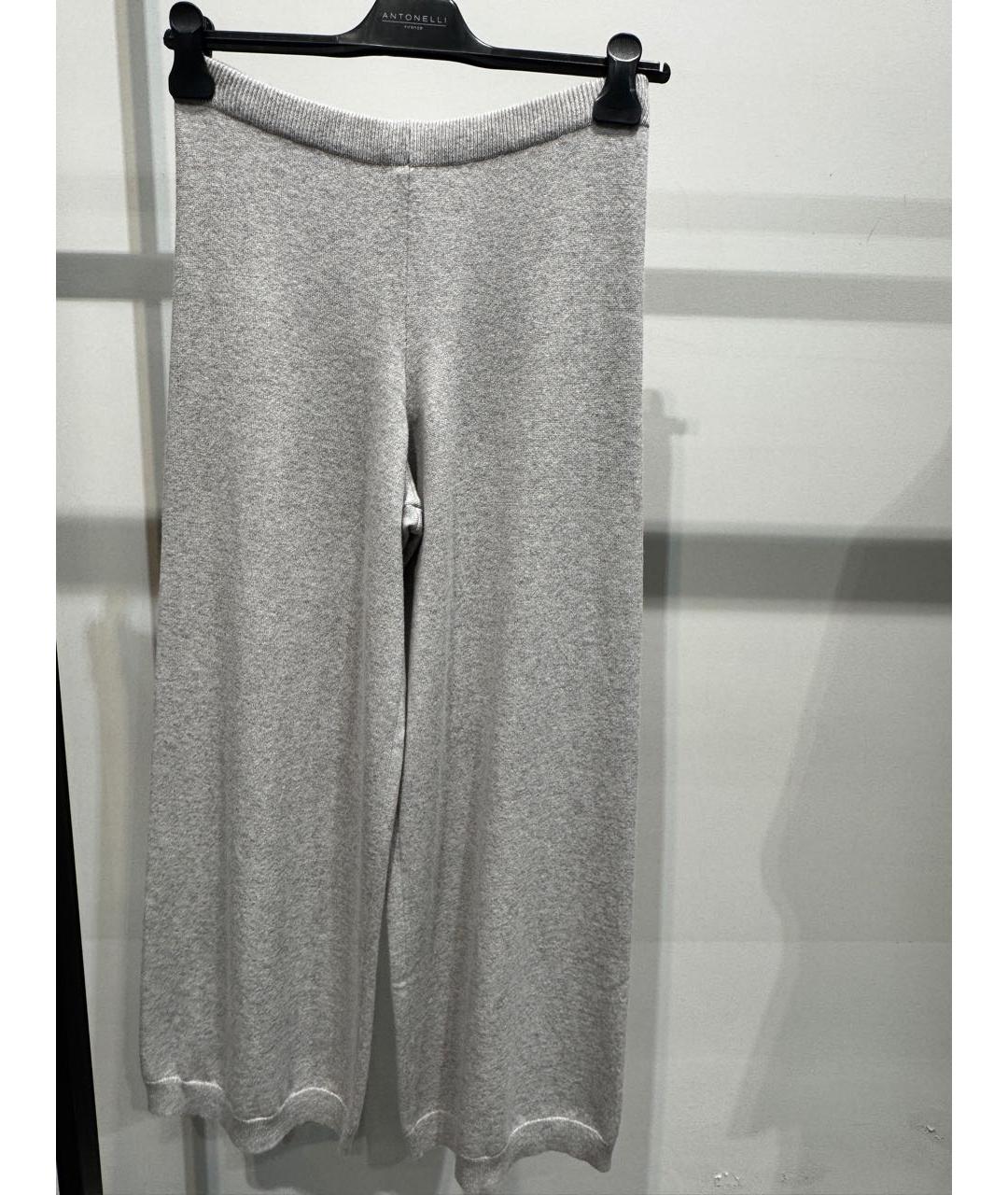 ANTONELLI FIRENZE Серый шерстяной костюм с брюками, фото 3