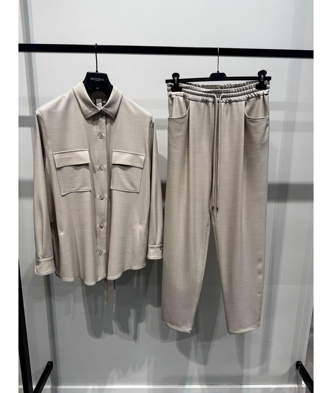ANTONELLI FIRENZE Серый костюм с брюками, фото 5