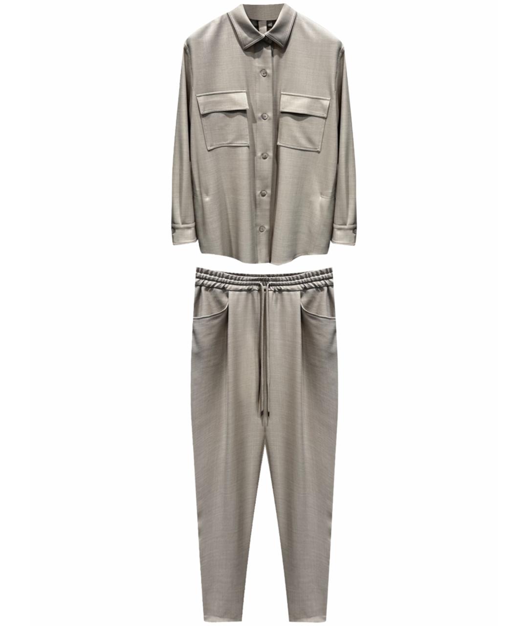 ANTONELLI FIRENZE Серый костюм с брюками, фото 1