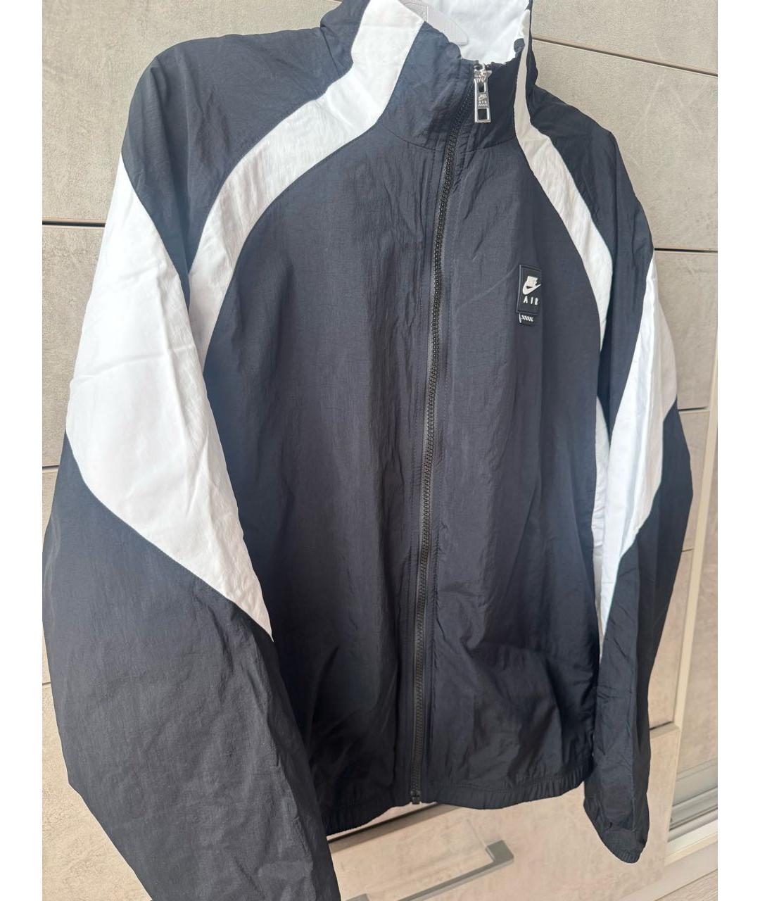 NIKE Черная полиэстеровая куртка, фото 8