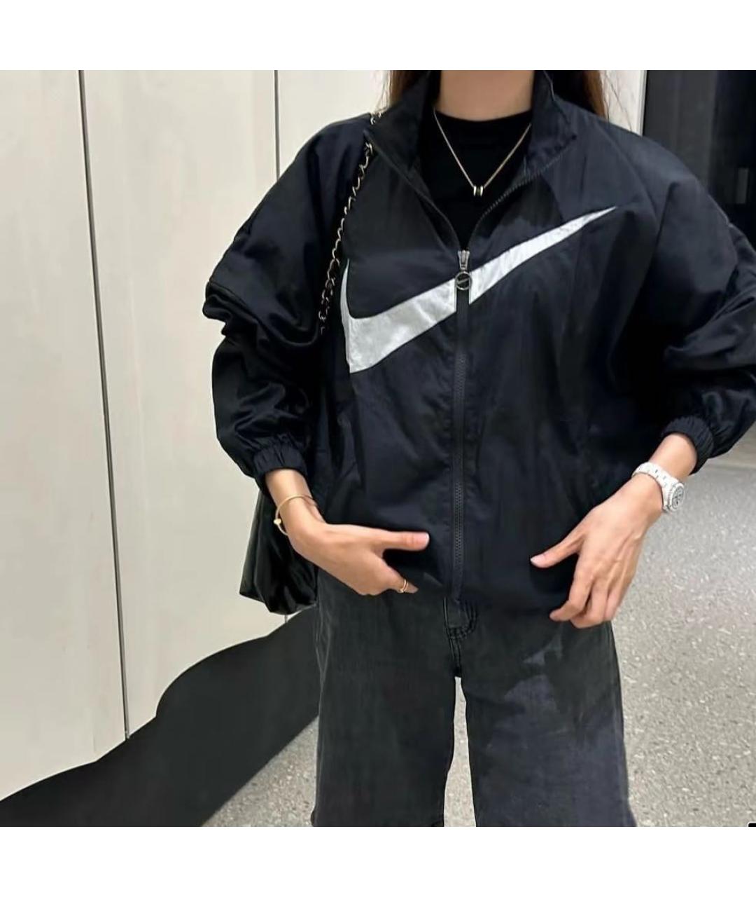 NIKE Черная куртка, фото 2