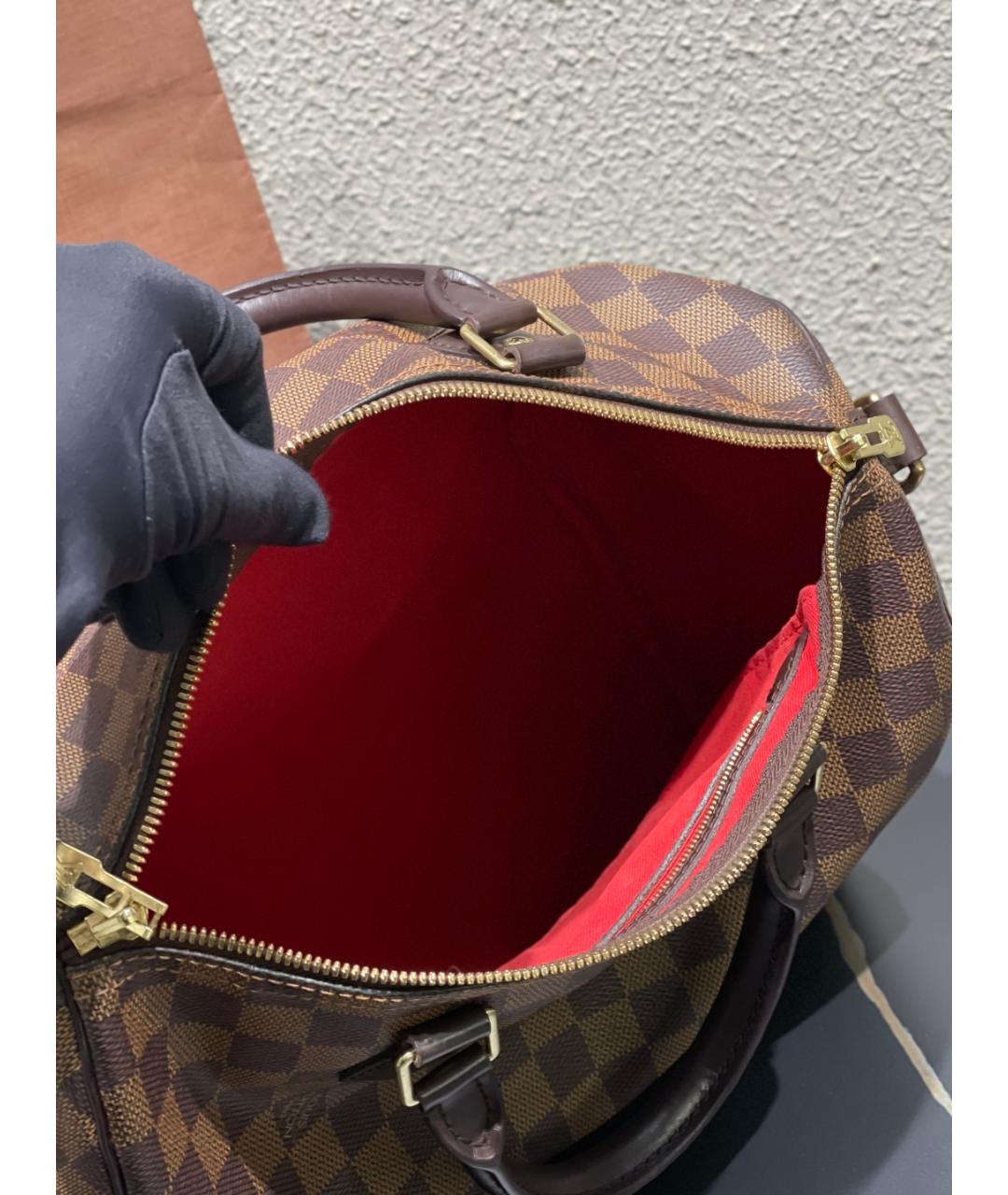 LOUIS VUITTON Коричневая сумка тоут, фото 8