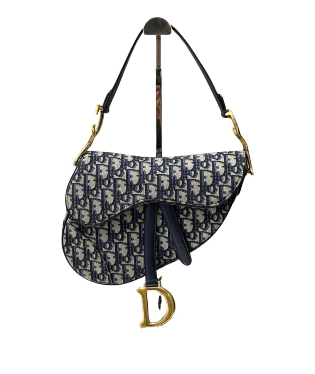 CHRISTIAN DIOR Черная жаккардовая сумка через плечо, фото 11