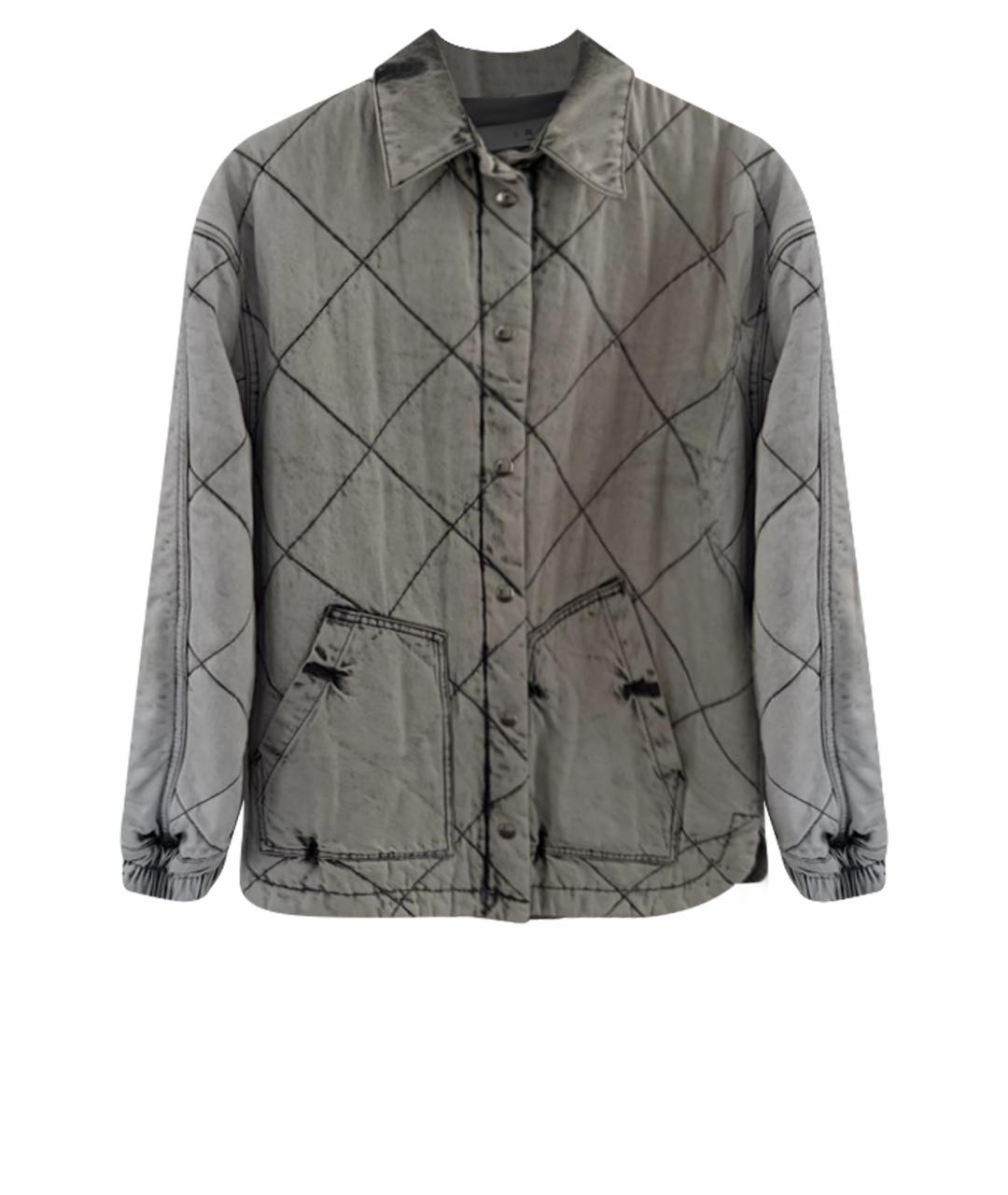 IRO Серая деним куртка, фото 1