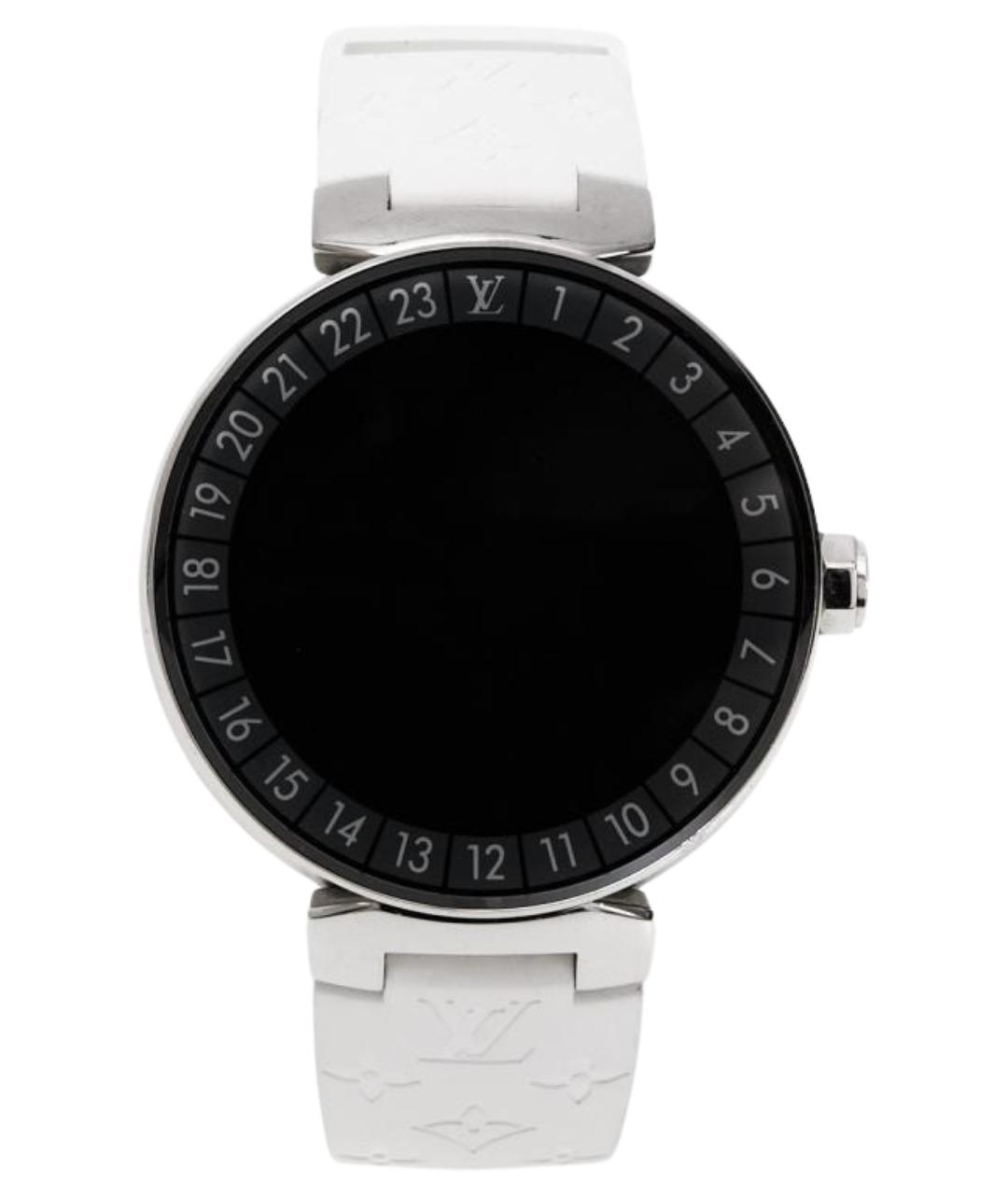 LOUIS VUITTON Белые стальные часы, фото 1