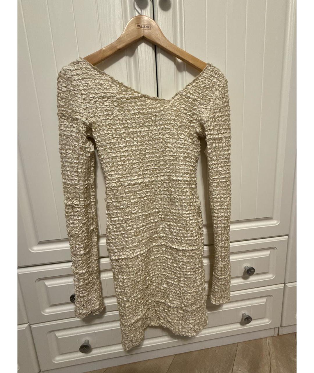 NANUSHKA Бежевое коктейльное платье, фото 2