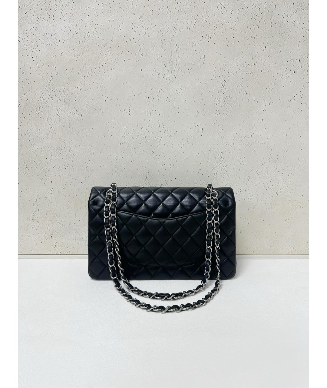 CHANEL Черная кожаная сумка через плечо, фото 2