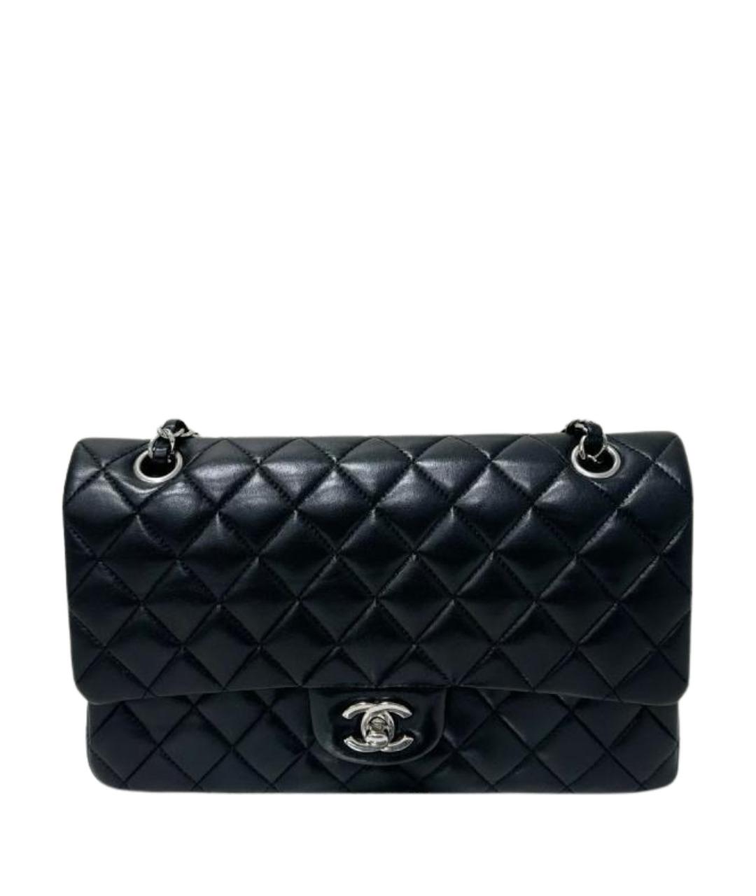 CHANEL Черная кожаная сумка через плечо, фото 1