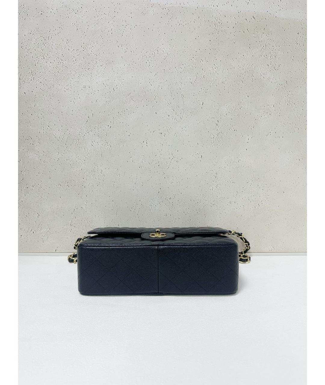 CHANEL Черная кожаная сумка через плечо, фото 5